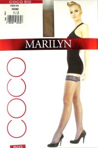 Marilyn COCO 510 R3/4 pończochy samonośne visone